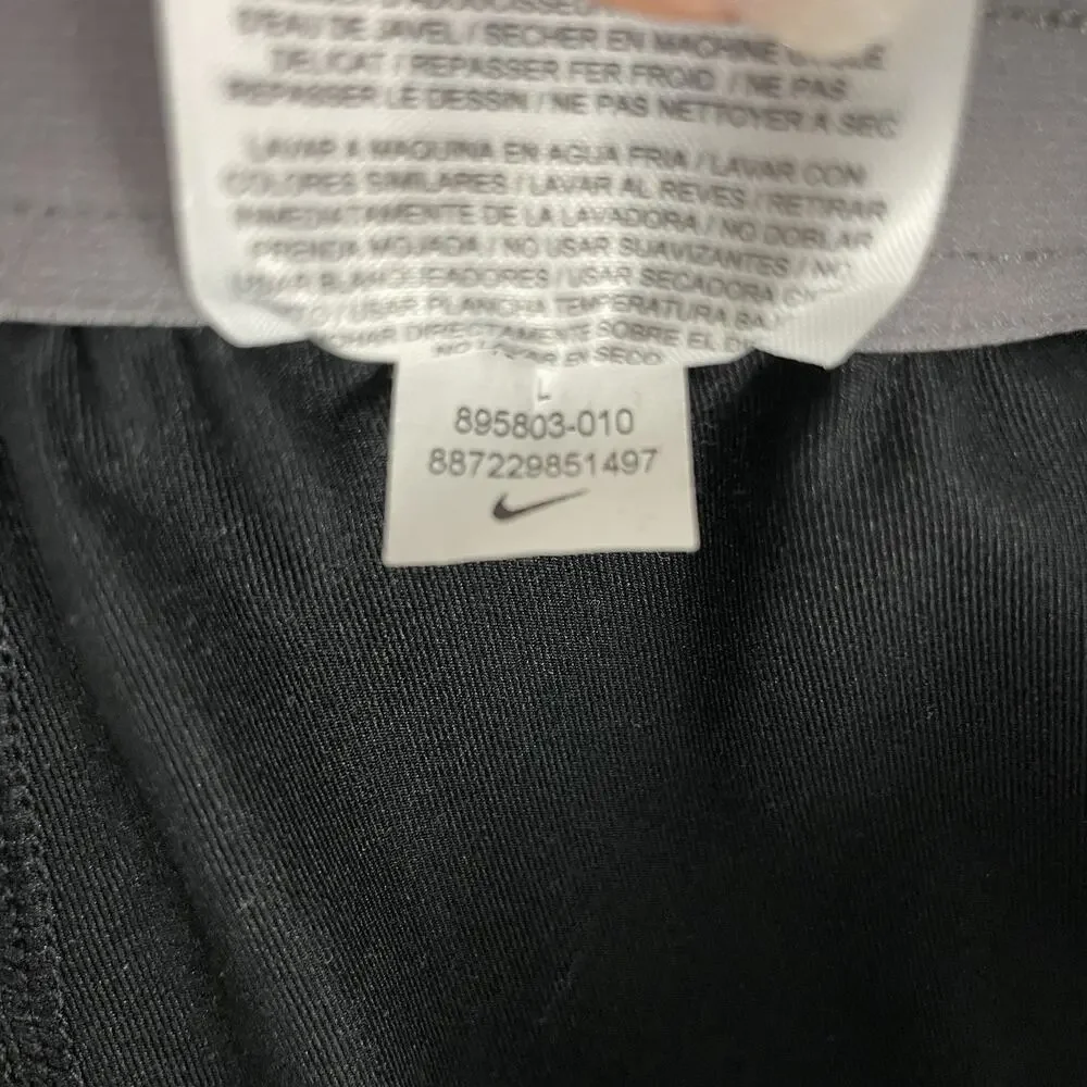 Nike Dri-Fit 2-in- 3 inch Running Shorts Women's Large Black